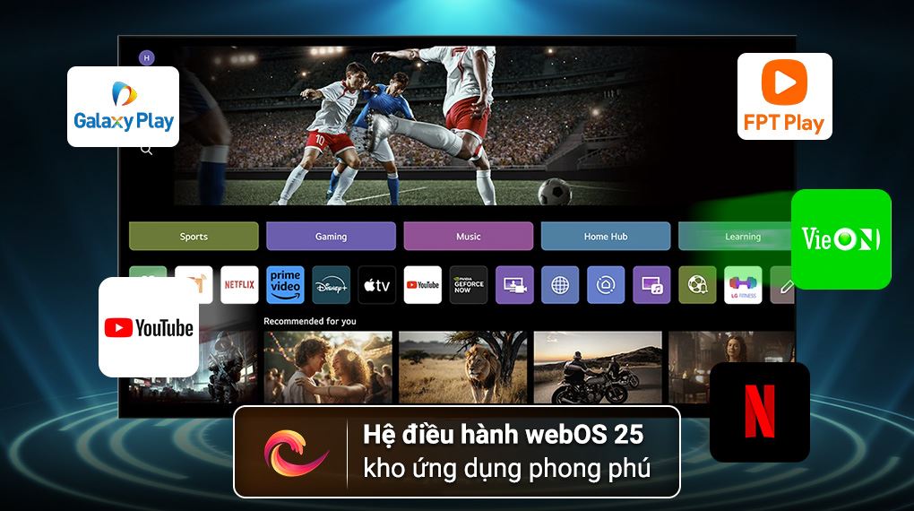 Smart Tivi NanoCell LG AI 4K 75 inch 75NANO80ASA - Hệ điều hành