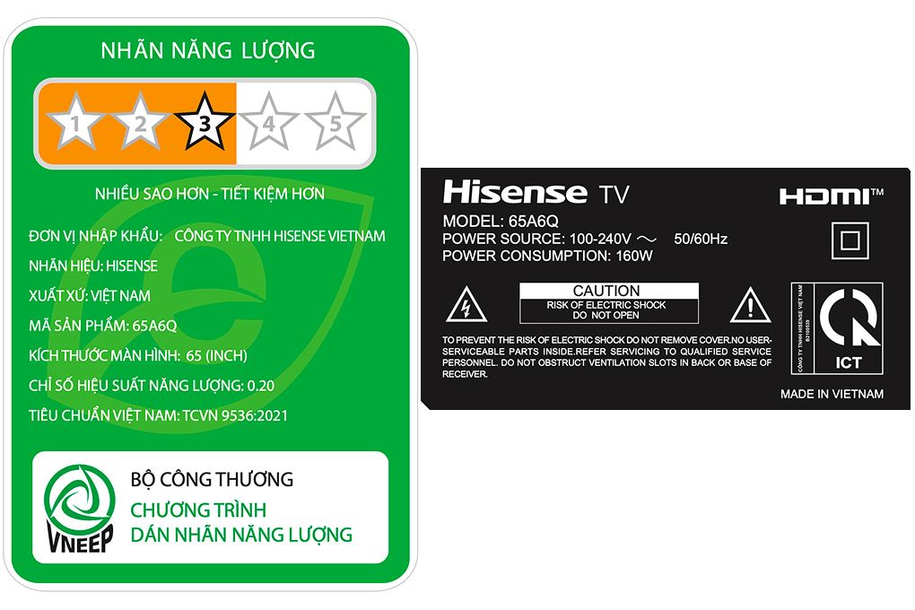 Smart Tivi Hisense 4K 65 inch 65A6Q - 4