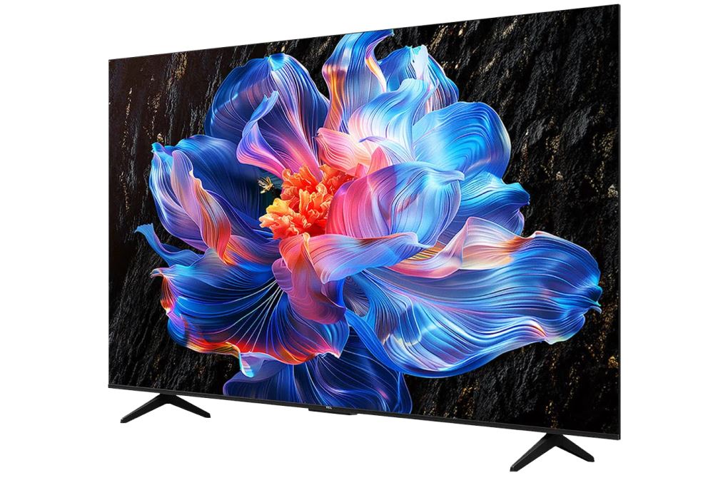 Google Tivi TCL AI 4K 75 inch 75P6K Màu Đen