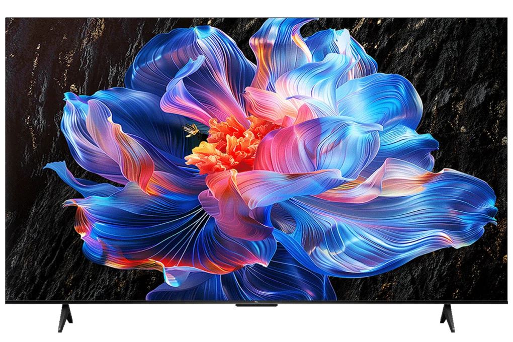 Google Tivi TCL AI 4K 65 inch 65P6K Màu Đen