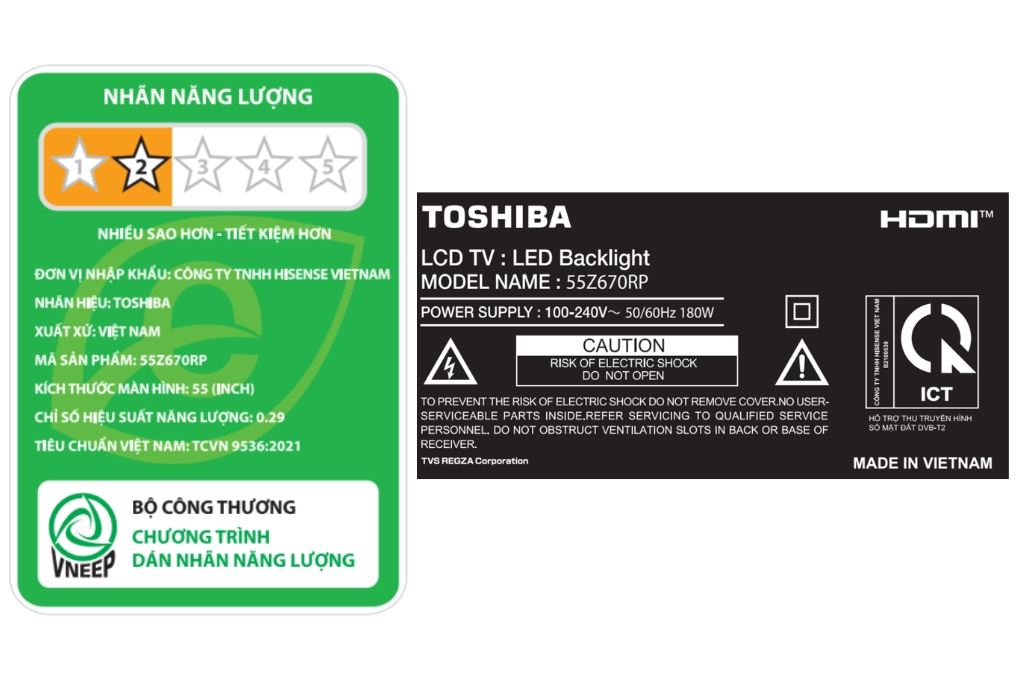 Smart Tivi Mini LED Toshiba AI 4K 55 inch 55Z670RP Màu Đen