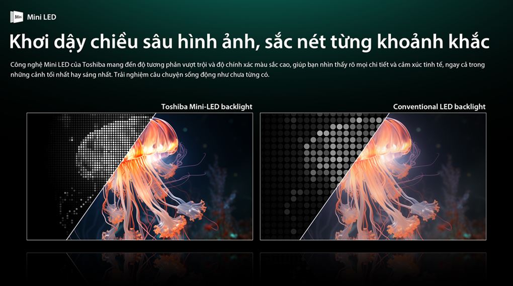 Smart Tivi Mini LED Toshiba AI 4K 65 inch 65Z770RP - Mini LED Smart Tivi Mini LED Toshiba AI 4K 65 inch 65Z770RP - Mini LED