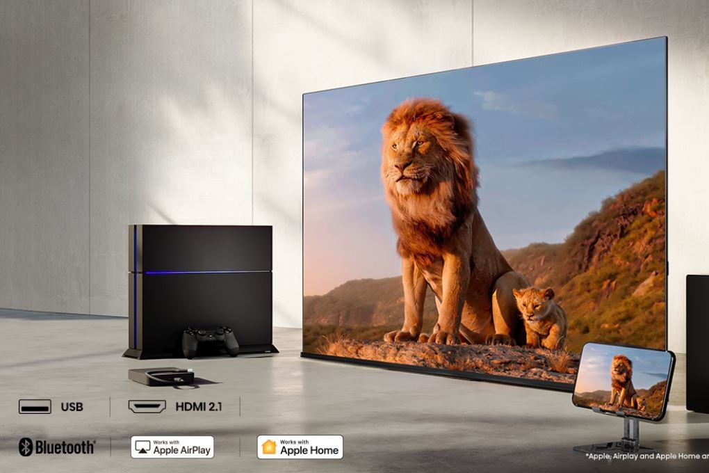 Smart Tivi QLED Hisense 4K 100 inch 100Q6Q - Kết nối Smart Tivi QLED Hisense 4K 100 inch 100Q6Q - Kết nối