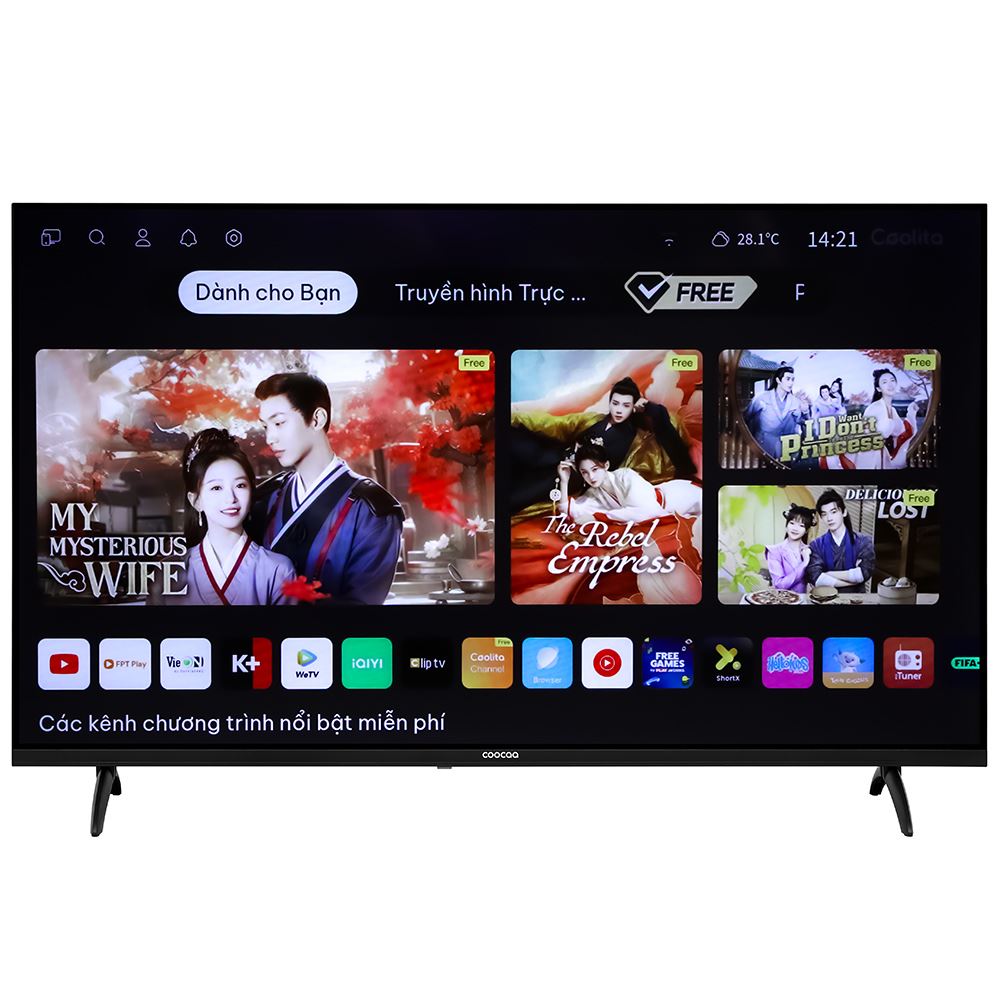 Smart Tivi Coocaa 32 inch 32S3U+ Màu Đen