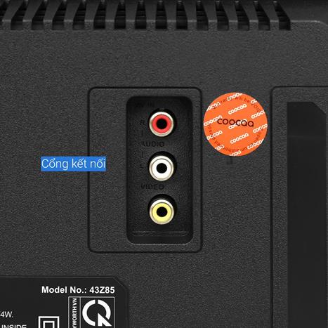 Google Tivi Coocaa FHD 43 inch 43Z85 Màu Đen