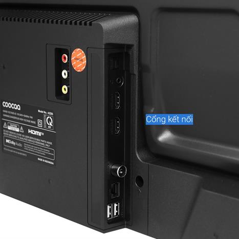 Google Tivi Coocaa FHD 43 inch 43Z85 Màu Đen