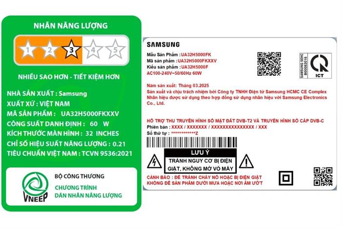 Smart Tivi Samsung 32 inch UA32H5000F Màu Đen