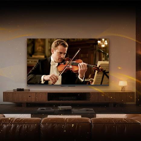 Google Tivi QD-Mini LED Coocaa 4K 65 inch 65V75 Màu Đen