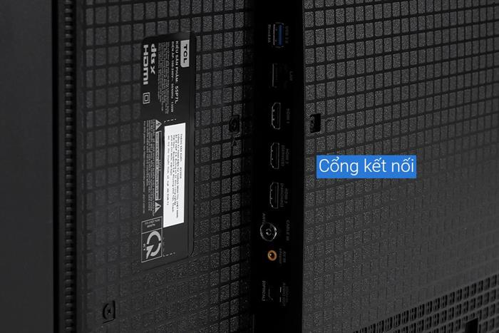 Google Tivi QLED TCL 4K 55 inch 55P7L Màu Đen