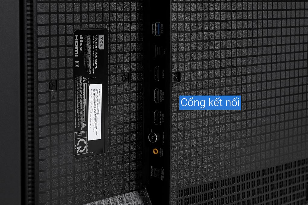 Google Tivi QLED TCL 4K 65 inch 65P7L Màu Đen