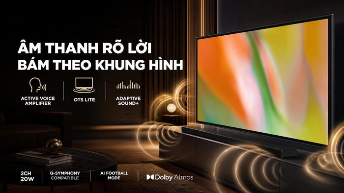 Smart Tivi Mini LED Samsung AI 4K 75 inch UA75M80HA Màu Đen