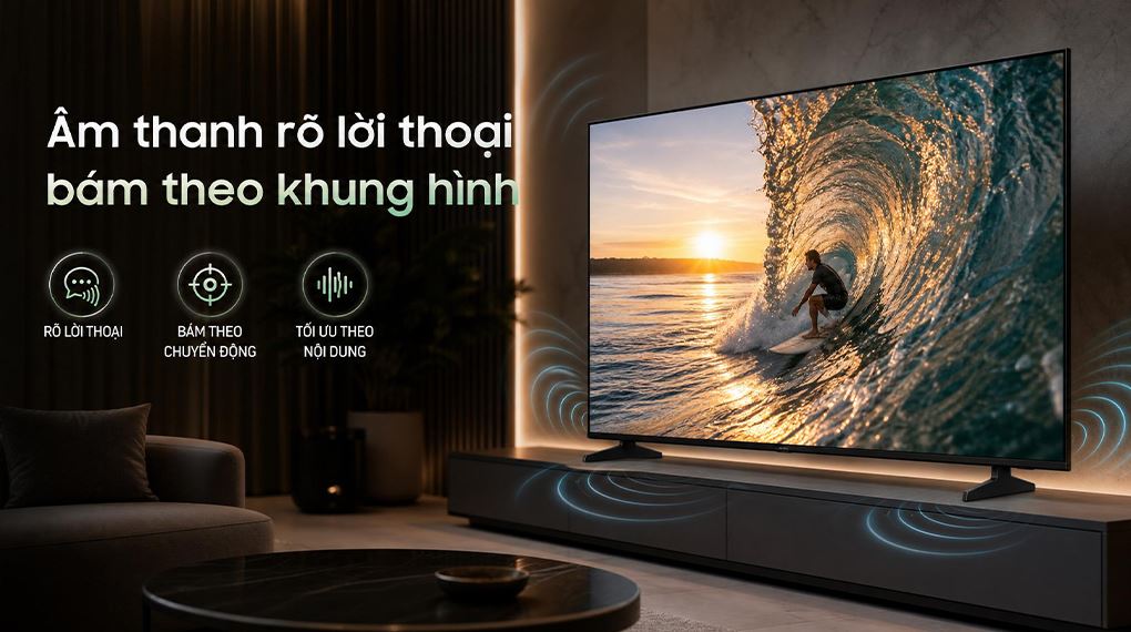 Smart Tivi Mini LED Samsung AI 4K 55 inch UA55M8XHA Màu Đen