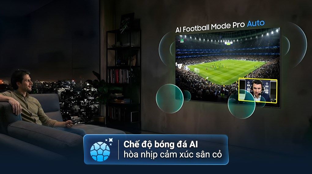 Smart Tivi OLED Samsung AI 4K 83 inch QA83S90HA - AI Football Mode