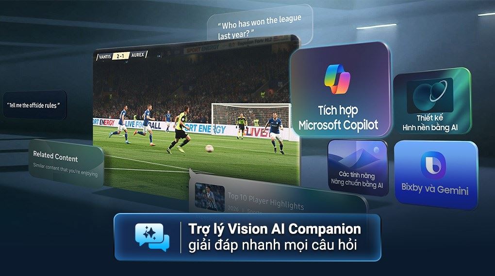 Smart Tivi OLED Samsung AI 4K 83 inch QA83S90HA - Vision AI Companion