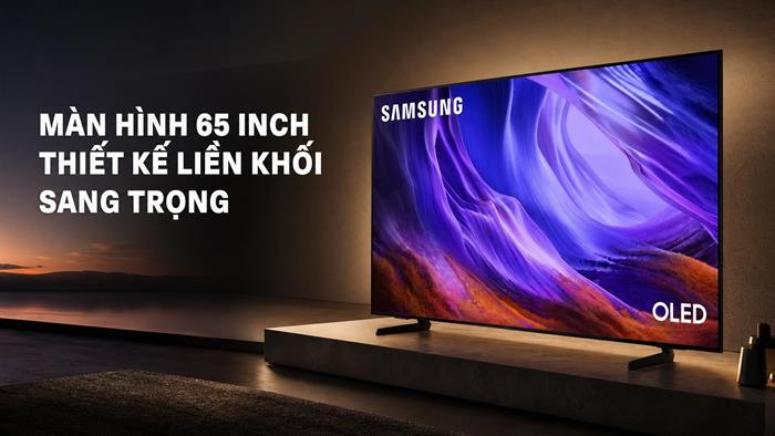 Smart Tivi OLED Samsung AI 4K 65 inch QA65S85HA Màu Đen