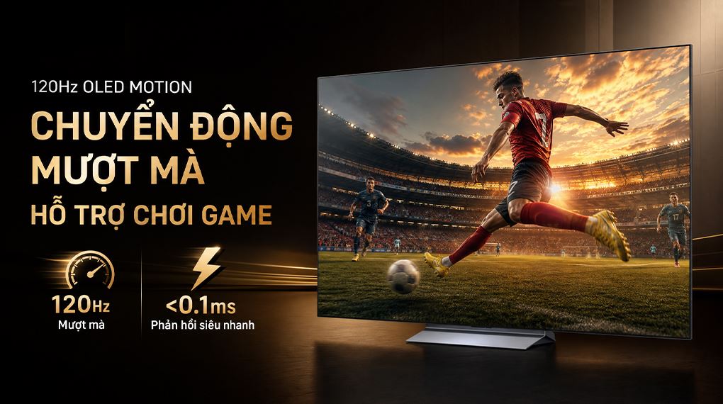 Smart Tivi OLED LG AI 4K 77 inch OLED77C6PSA Màu Đen