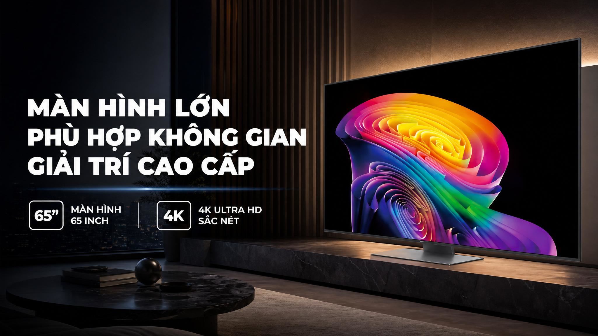 Smart Tivi OLED LG AI 4K 65 inch OLED65C6PSA Màu Đen
