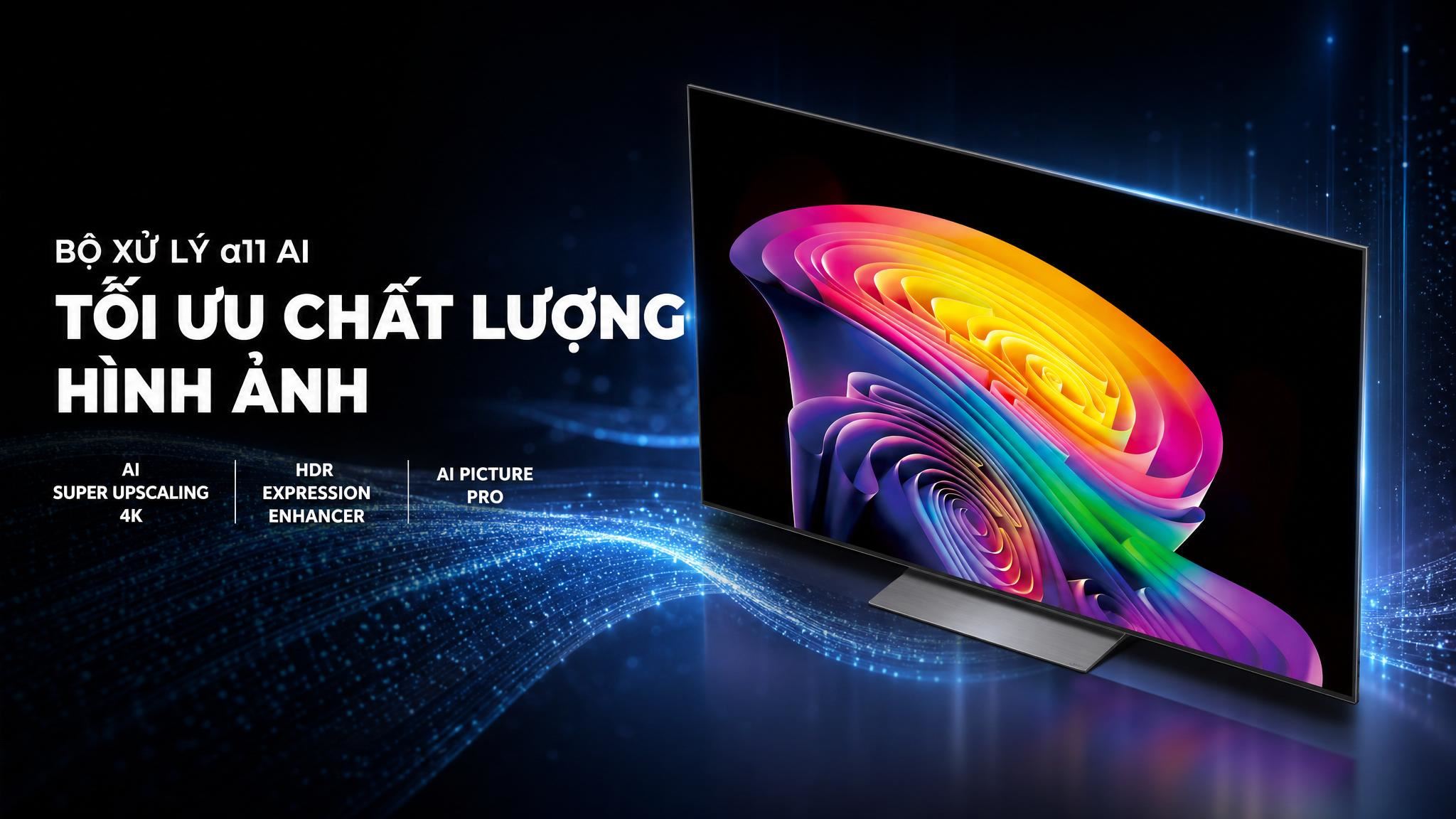 Smart Tivi OLED LG AI 4K 65 inch OLED65C6PSA Màu Đen