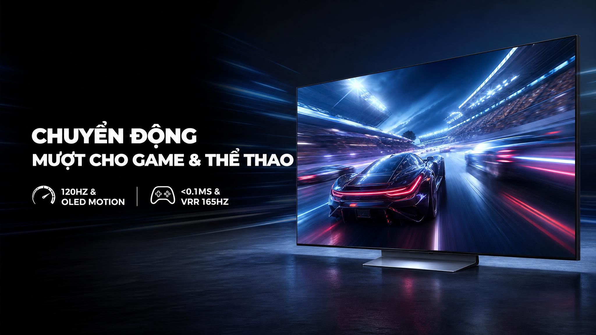 Smart Tivi OLED LG AI 4K 65 inch OLED65C6PSA Màu Đen