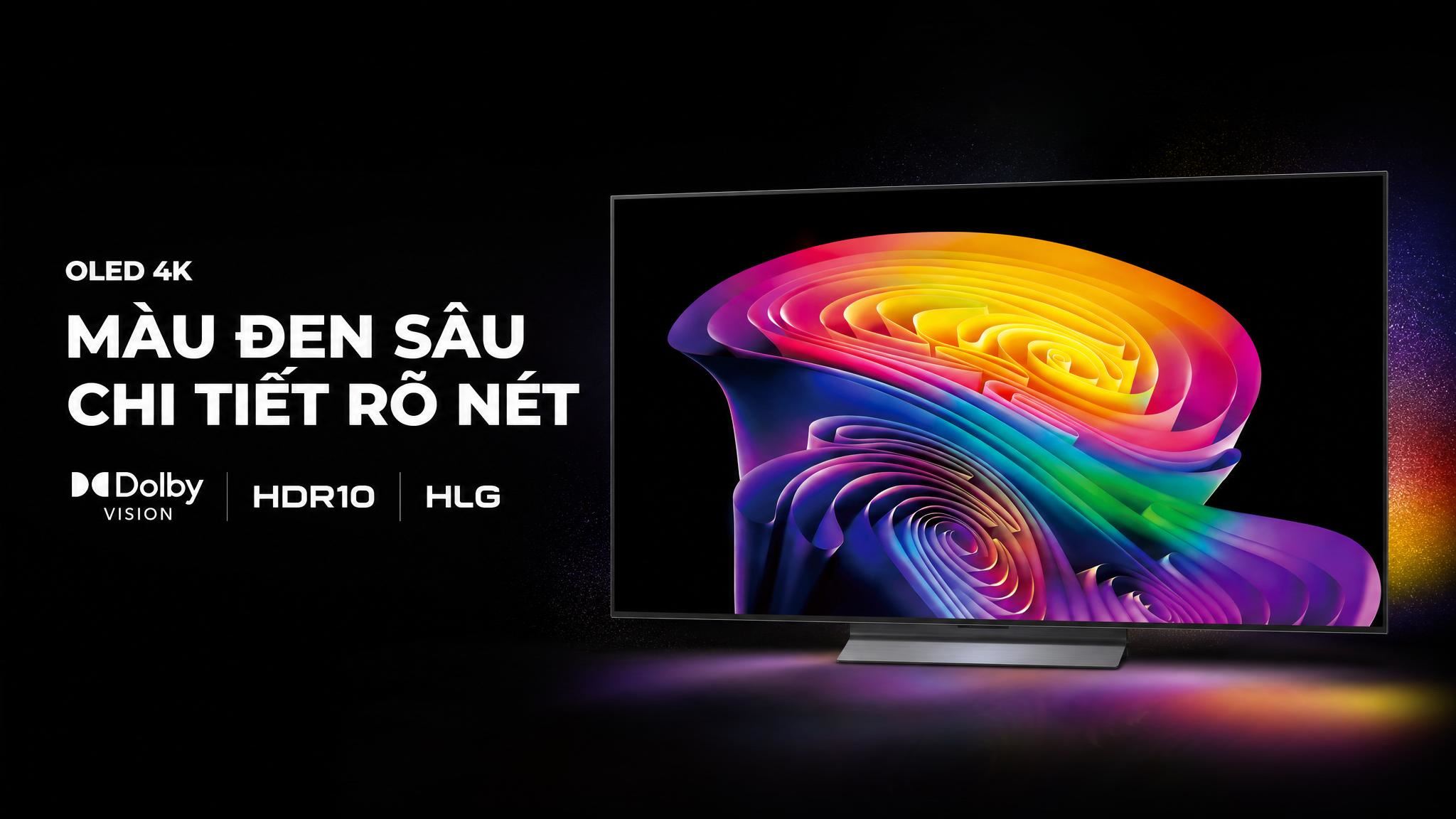 Smart Tivi OLED LG AI 4K 55 inch OLED55C6PSA Màu Đen