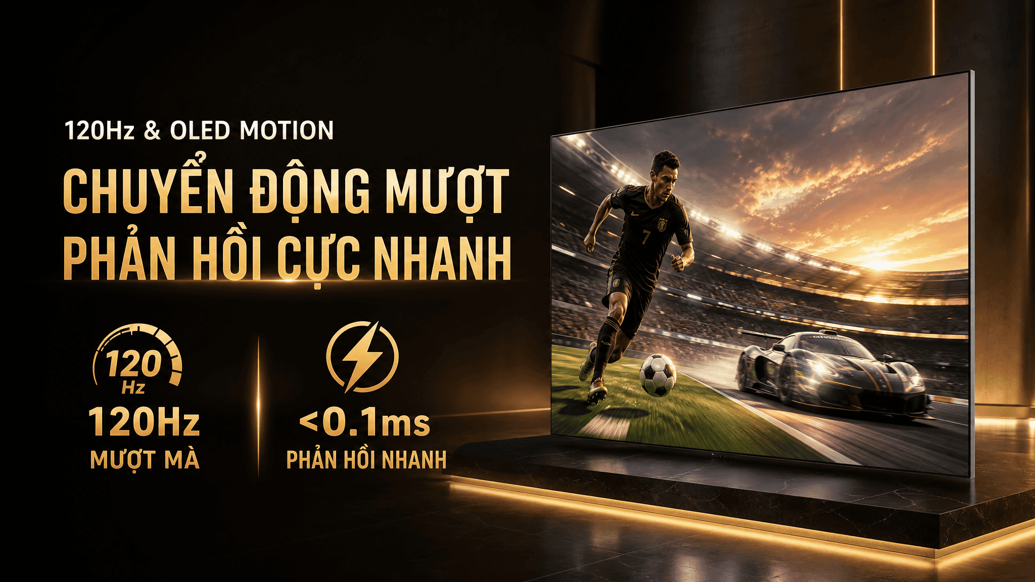Smart Tivi OLED LG AI 4K 65 inch OLED65G6PSA Màu Đen