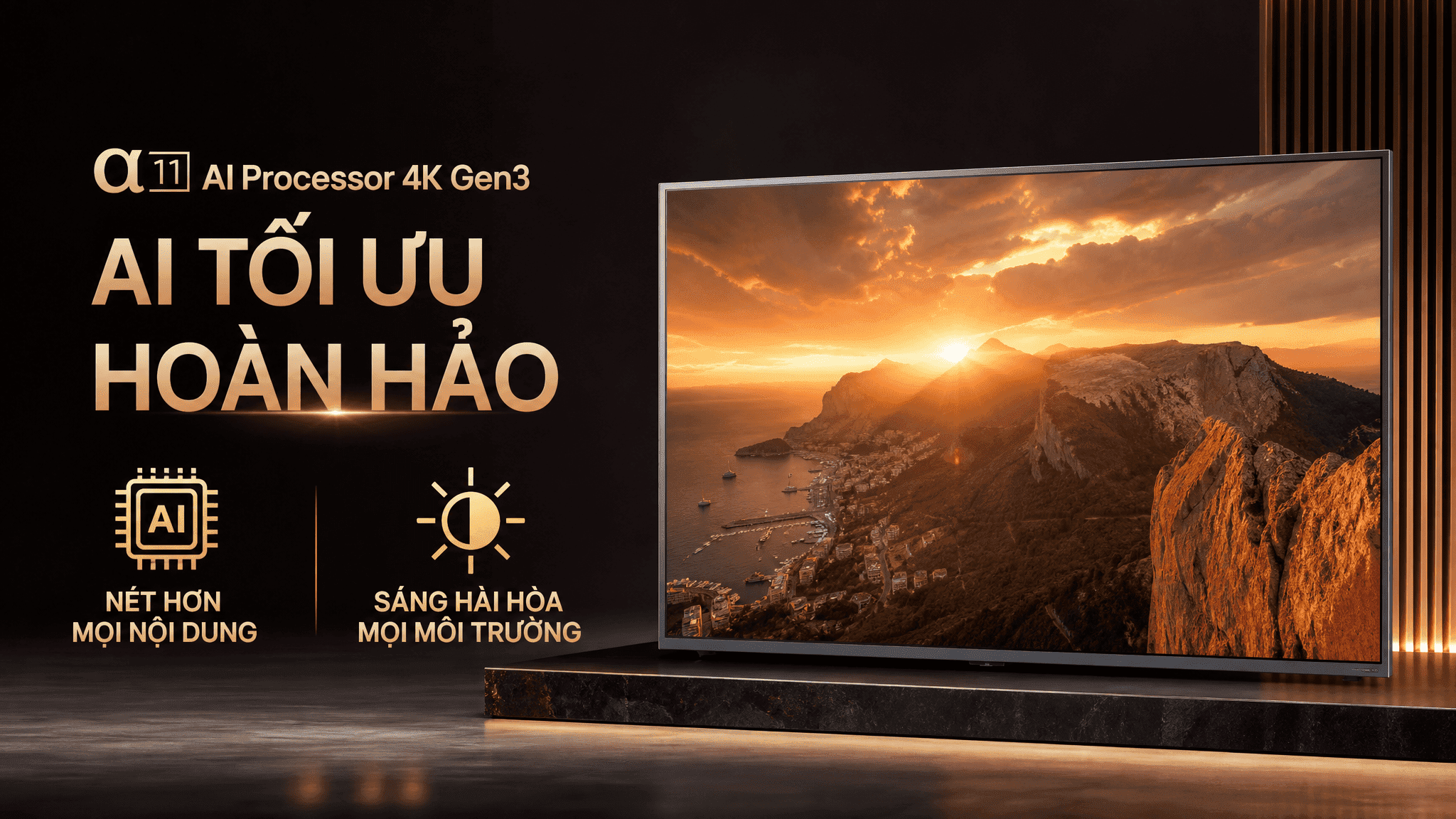 Smart Tivi OLED LG AI 4K 65 inch OLED65G6PSA Màu Đen