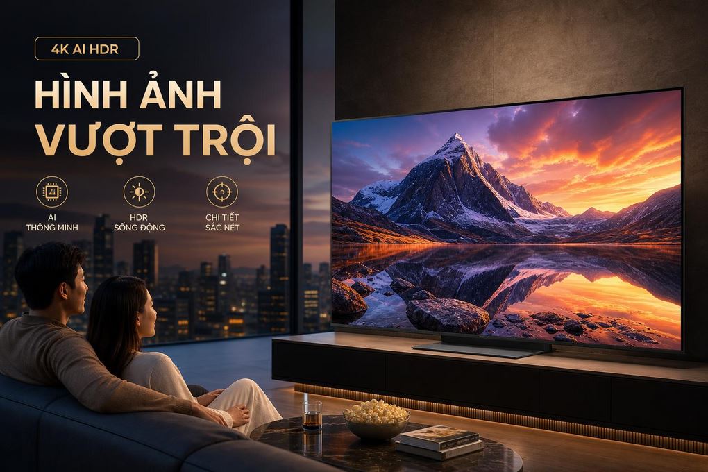 Smart Tivi OLED LG AI 4K 83 inch OLED83C6PSA Màu Đen