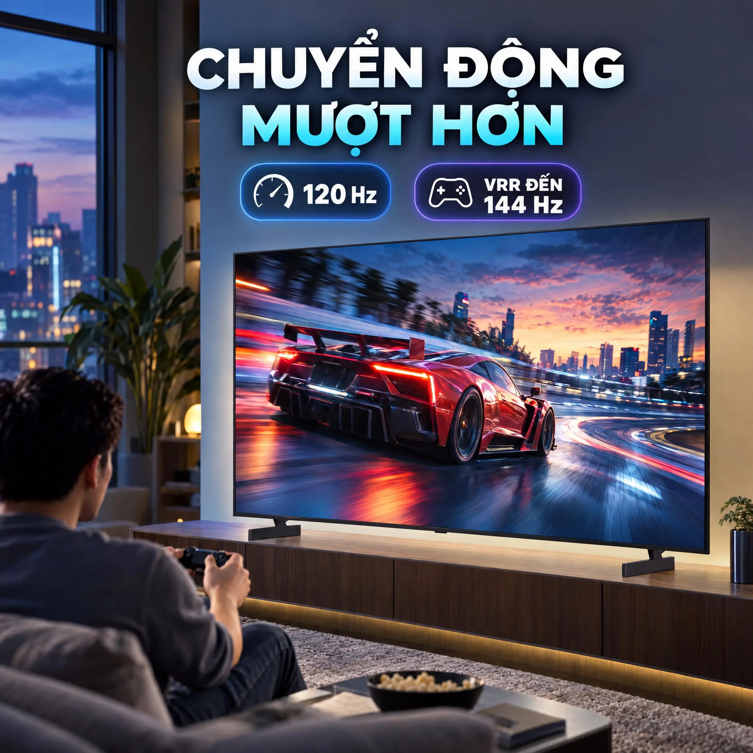 Smart Tivi OLED LG AI 4K 77 inch OLED77B6PSA Màu Đen