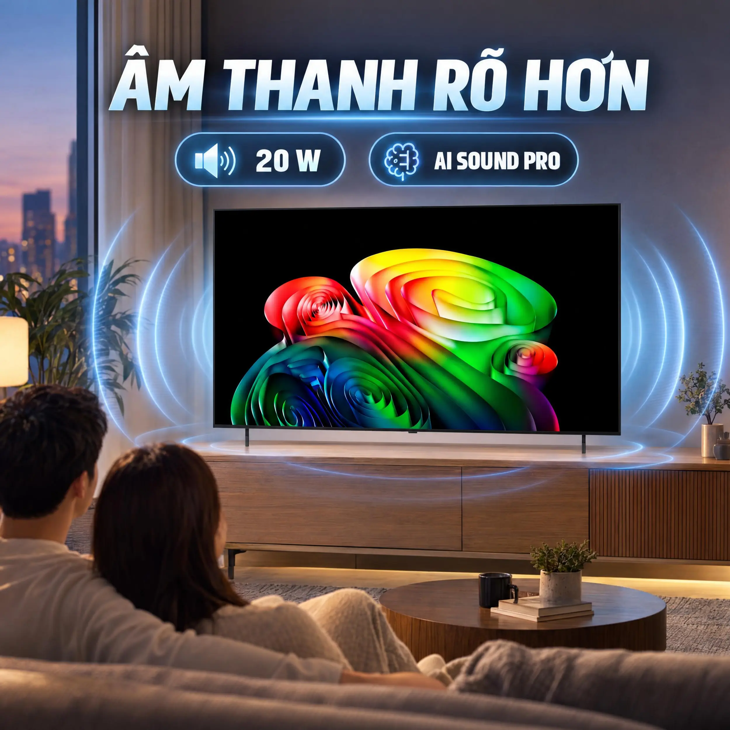 Smart Tivi OLED LG AI 4K 77 inch OLED77B6PSA Màu Đen