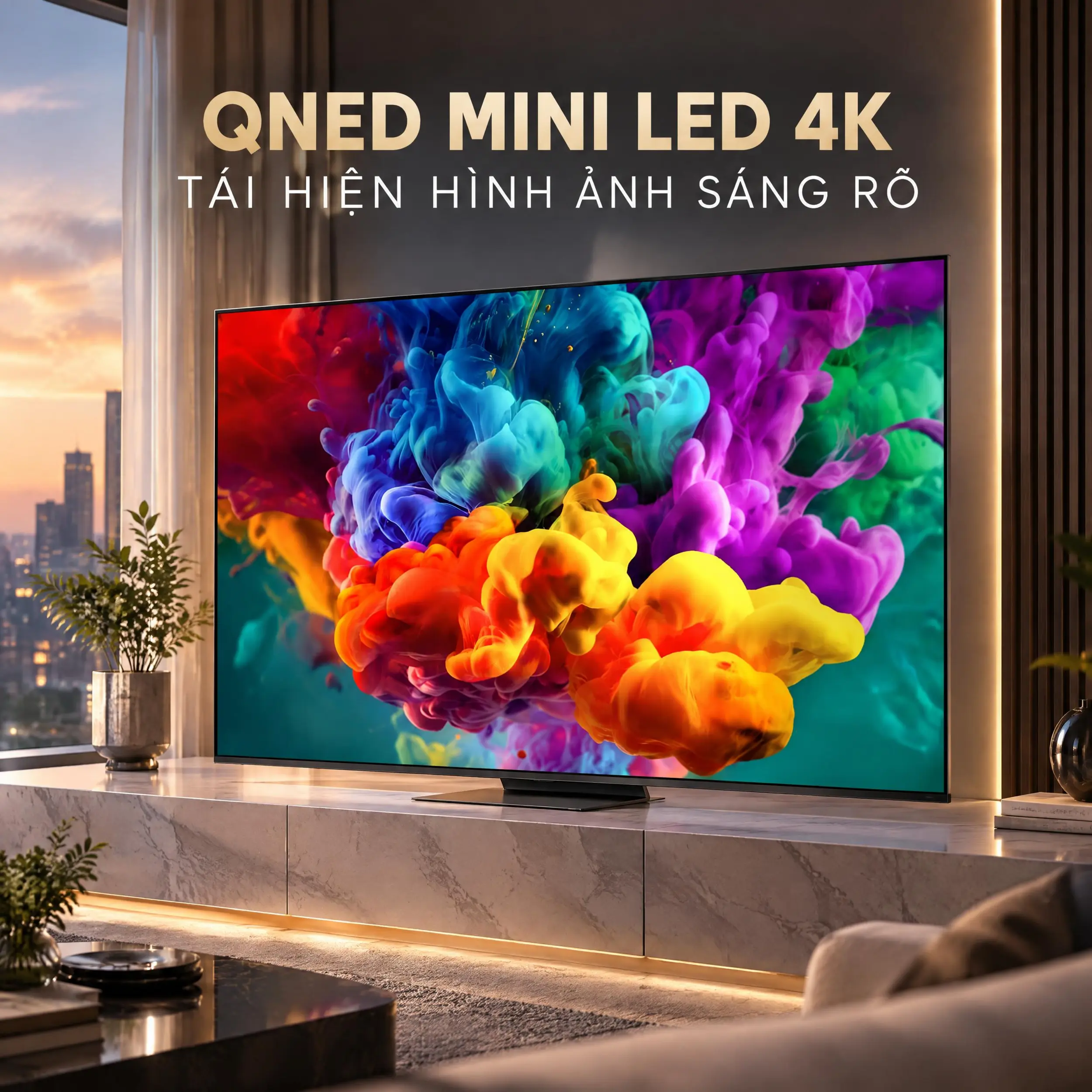 Smart Tivi QNED LG AI 4K 100 inch 100QNED86BS - QNED Mini LED 4K tái hiện hình ảnh sáng rõ Smart Tivi QNED LG AI 4K 100 inch 100QNED86BS - QNED Mini LED 4K tái hiện hình ảnh sáng rõ
