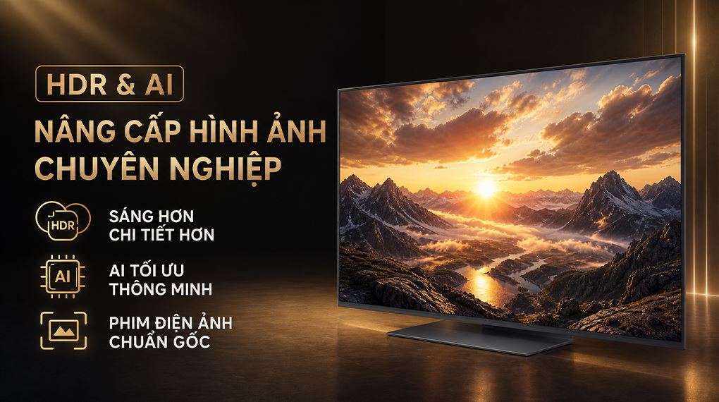 Smart Tivi QNED LG AI 4K 86 inch 86QNED86BSA Màu Đen