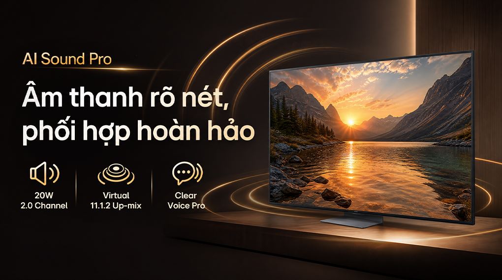 Smart Tivi QNED LG AI 4K 86 inch 86QNED86BSA Màu Đen