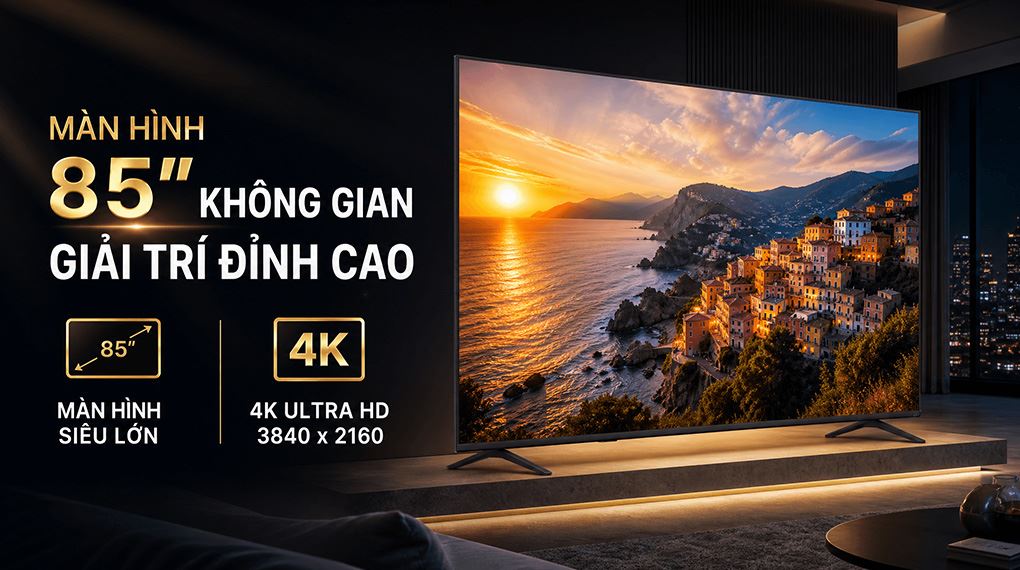 Smart Tivi QNED LG AI 4K 85 inch 85QNED70BSA - 4