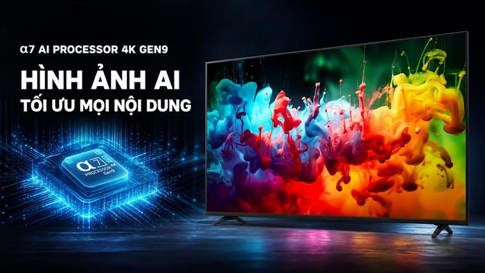 Smart Tivi QNED LG AI 4K 55 inch 55QNED70BSA Màu Đen