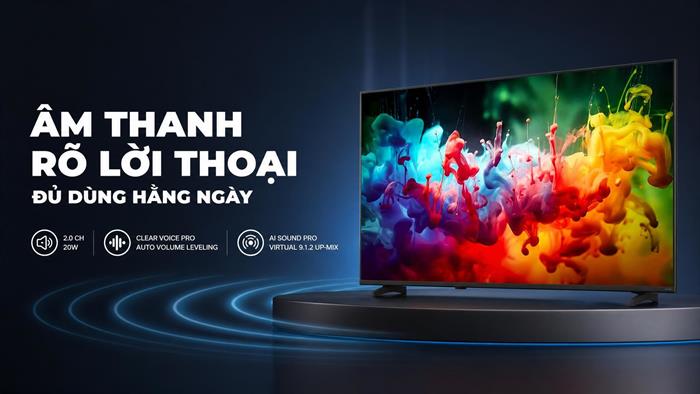 Smart Tivi QNED LG AI 4K 55 inch 55QNED70BSA Màu Đen
