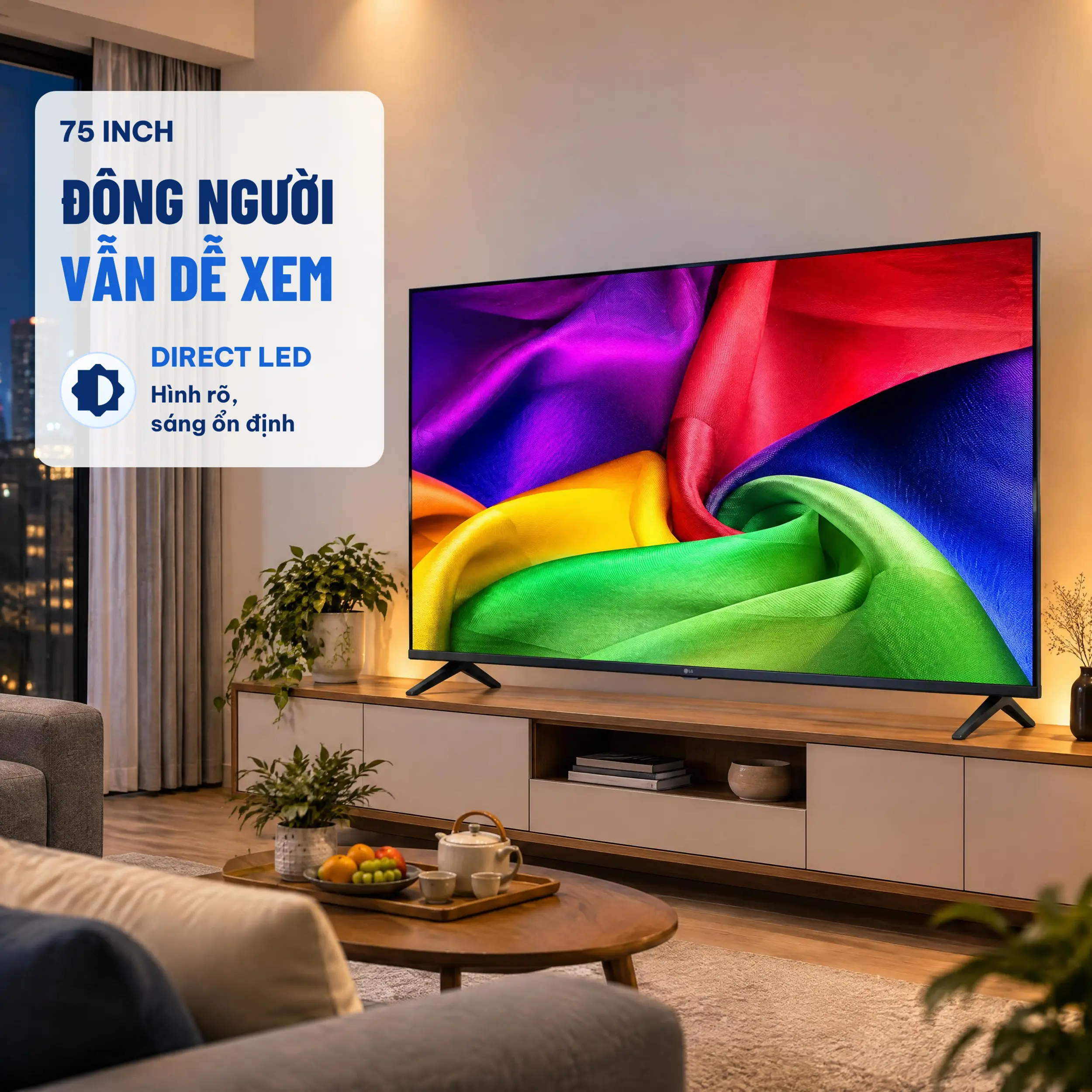 Smart Tivi LG AI 4K 75 inch 75NU805BPSB Màu Đen