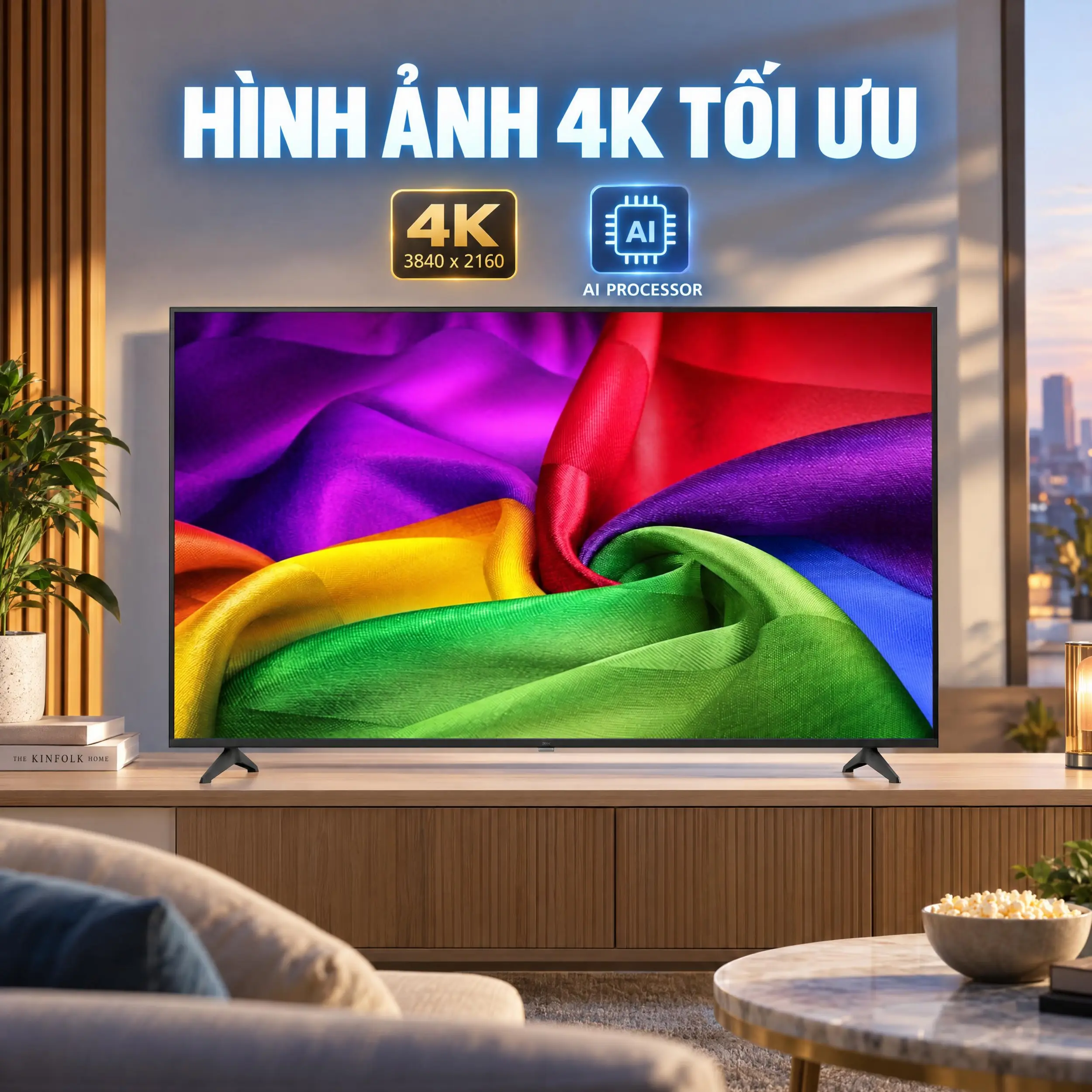 Smart Tivi LG AI 4K 55 inch 55NU805BPSB - Hình ảnh 4K rõ nét, tối ưu bằng AI