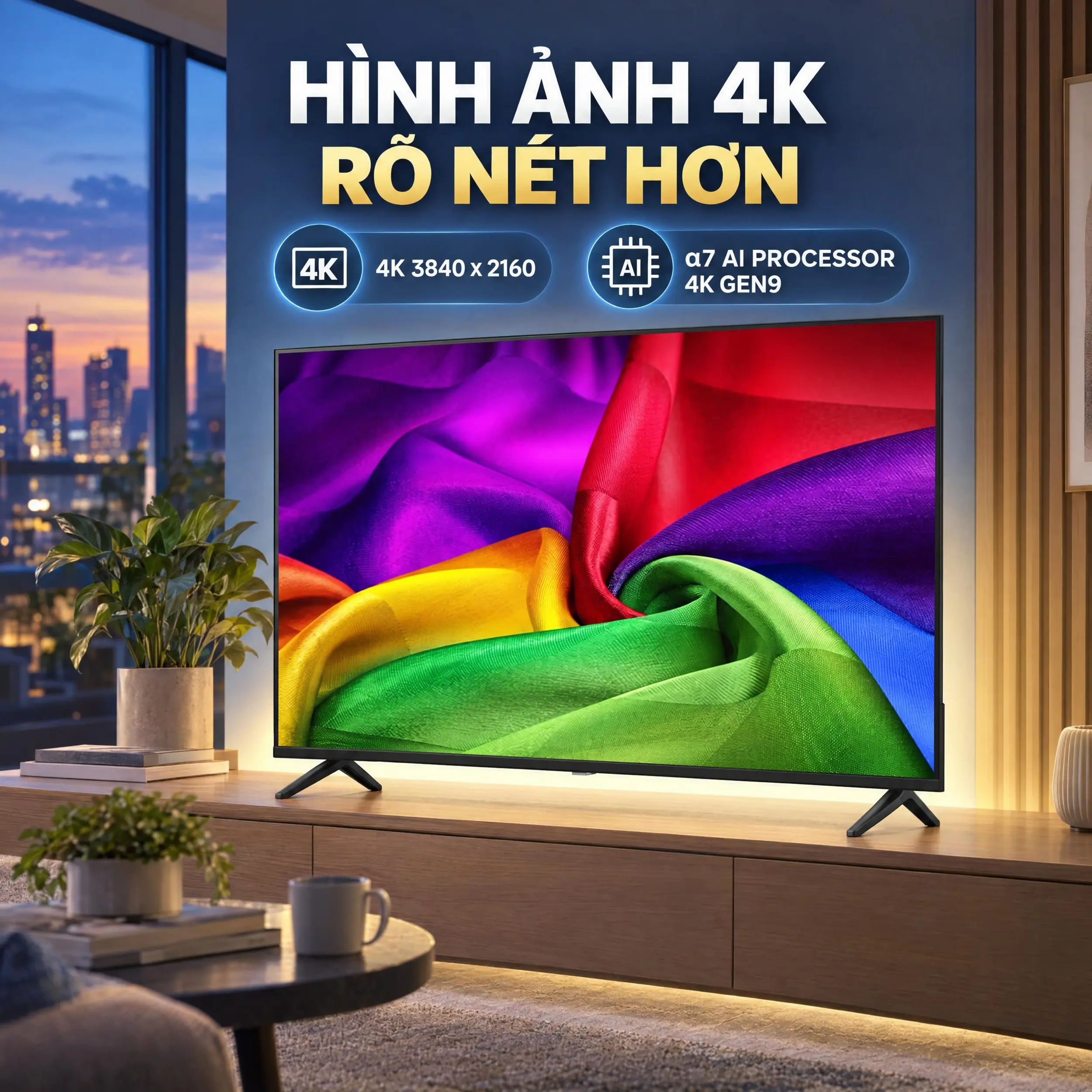 Smart Tivi LG AI 4K 43 inch 43NU805BPSC - Hình ảnh 4K rõ nét, xử lý thông minh hơn