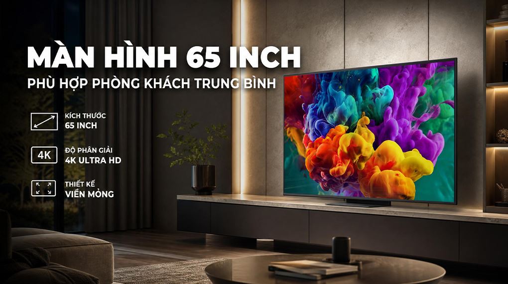 Smart Tivi QNED LG AI 4K 65 inch 65QNED86BSA Màu Đen