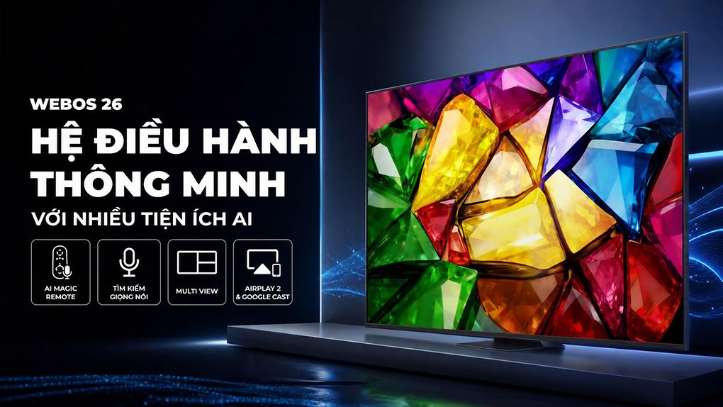 Smart Tivi Mini RGB LG AI 4K 75 inch 75MRGB86BSA - Tiện ích Smart Tivi Mini RGB LG AI 4K 75 inch 75MRGB86BSA - Tiện ích