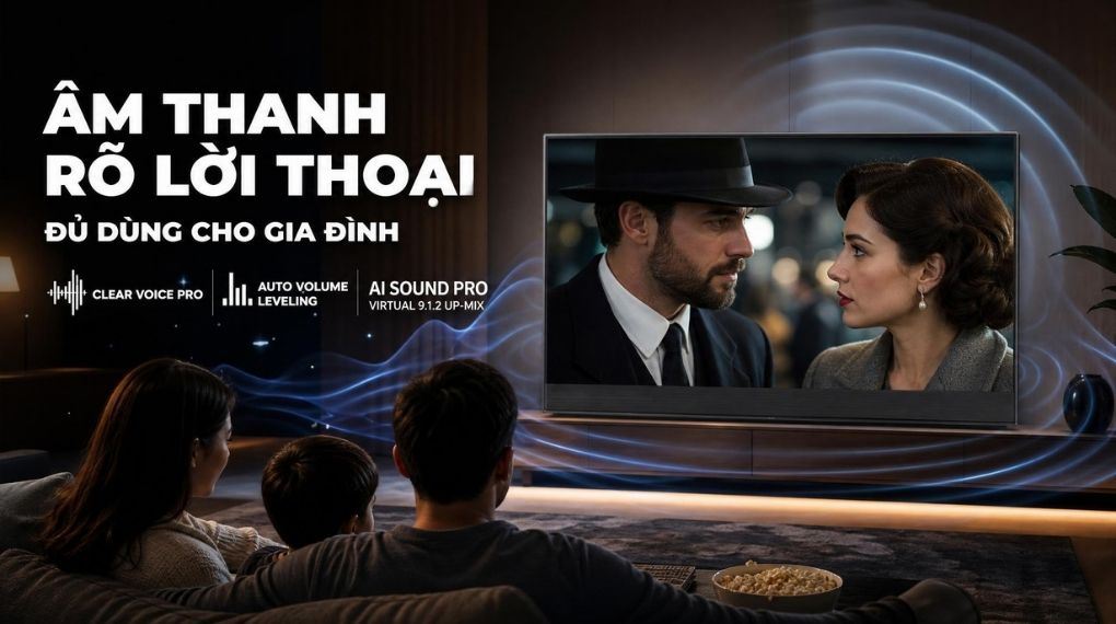 Smart Tivi LG AI 4K 50 inch 50NU855BPSA Màu Đen