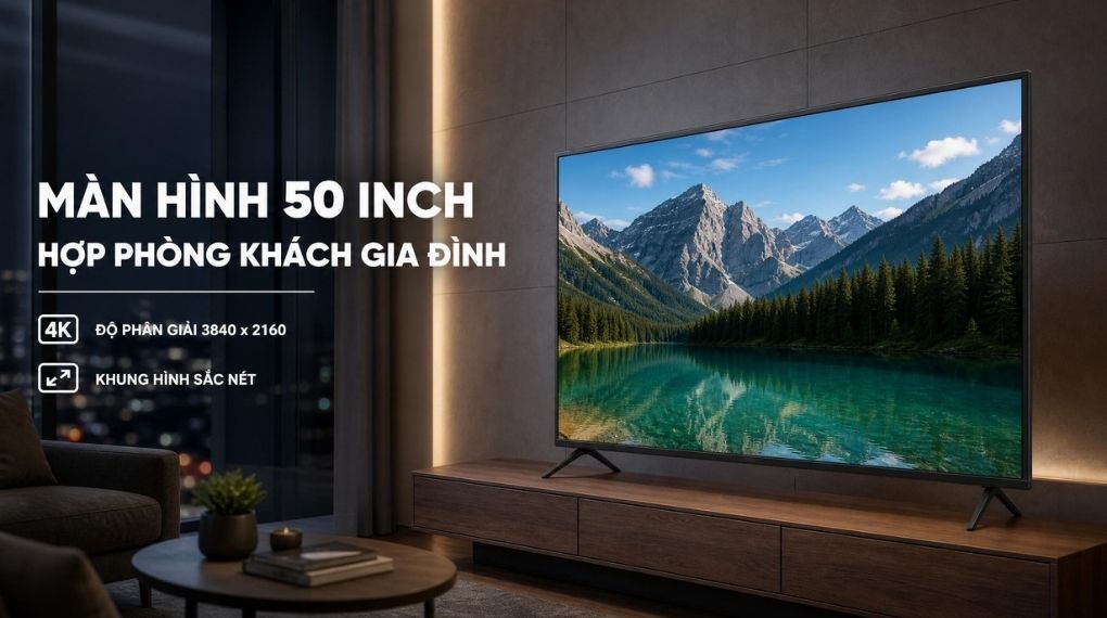 Smart Tivi LG AI 4K 50 inch 50NU855BPSA Màu Đen
