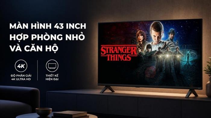 Smart Tivi LG AI 4K 43 inch 43NU855BPSA Màu Đen