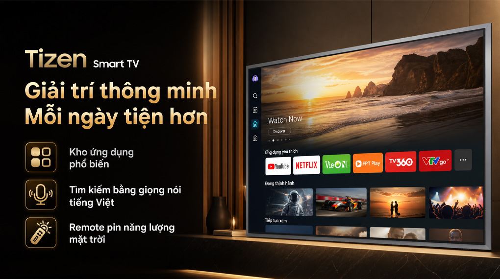 Smart Tivi OLED Samsung AI 4K 83 inch QA83S95HX Màu Đen