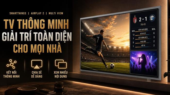 Smart Tivi OLED Samsung AI 4K 83 inch QA83S95HX Màu Đen