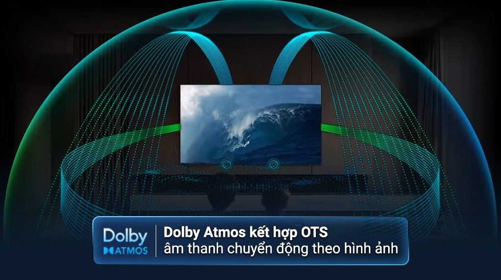 Smart tivi Micro RGB Samsung AI 4K 85 inch MRA85R85HA - Dolby Atmos cùng OTS
