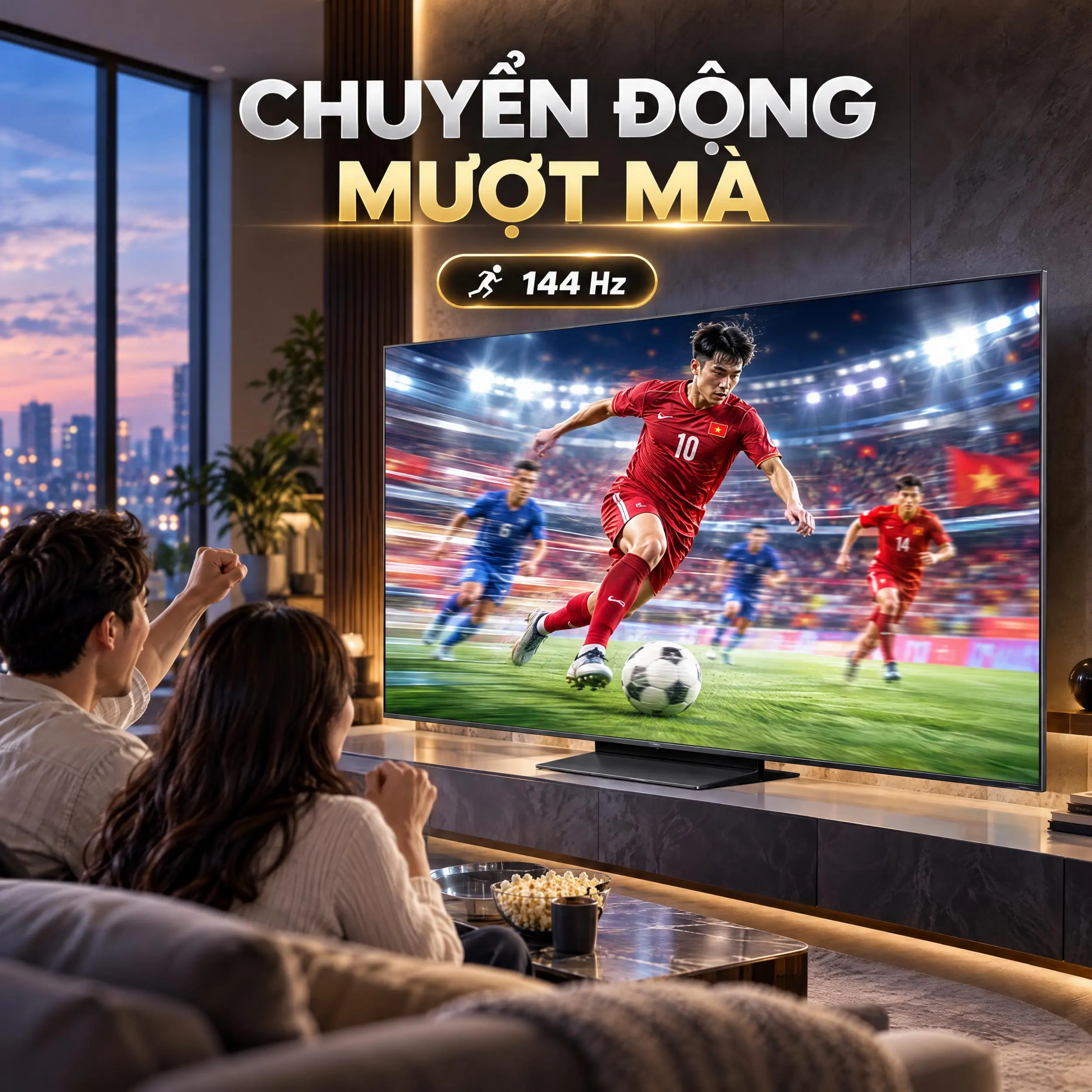 Google Tivi SQD-Mini LED TCL 4K 75 inch 75C8L Màu Đen