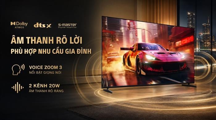 Google Tivi Sony 4K 75 inch K-75XR33VM2 Màu Đen