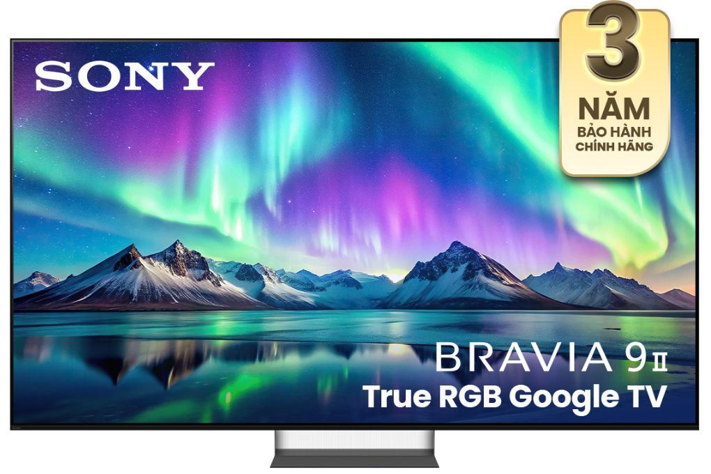 Google Tivi True RGB Sony AI 4K 85 inch K-85XR90M2 Màu Đen