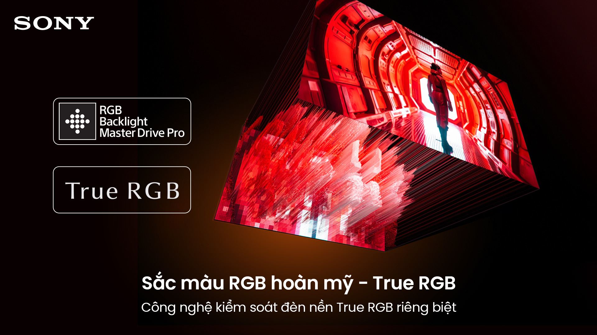Google Tivi True RGB Sony AI 4K 85 inch K-85XR90M2 Màu Đen